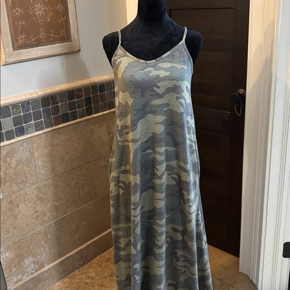 Ladies long cotton dress